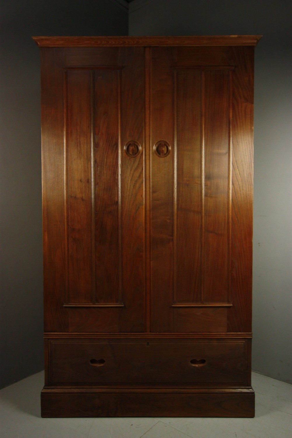 Rare Antique Chestnut Wardrobe by Ambrose Heal.