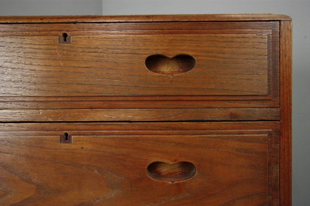 Rare Antique Chestnut Chest of Drawers by Ambrose Heal.