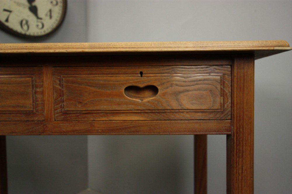 Rare Heals Antique Chestnut Side Table