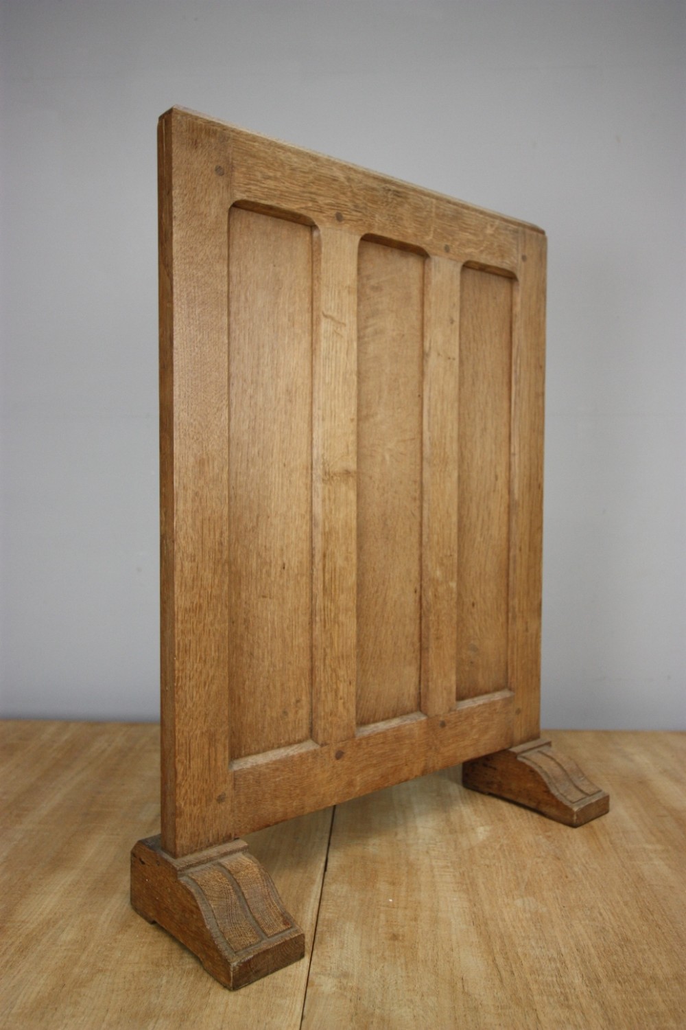 Rare 1920's Heals Oak Fire Screen
