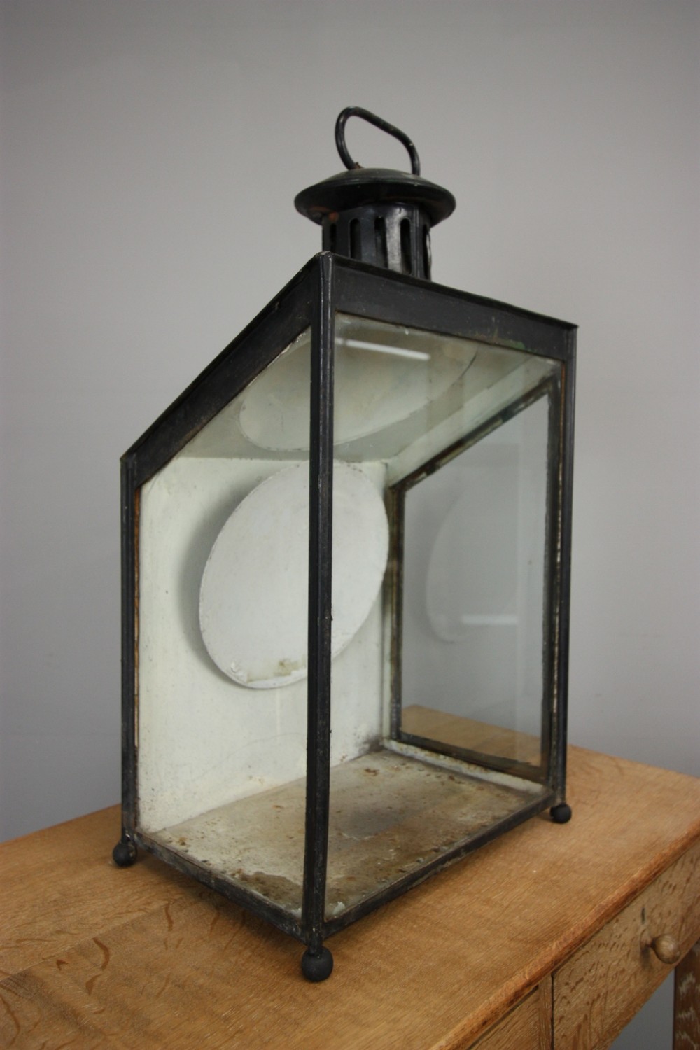 Edwardian Antique Railway Platform Lantern.