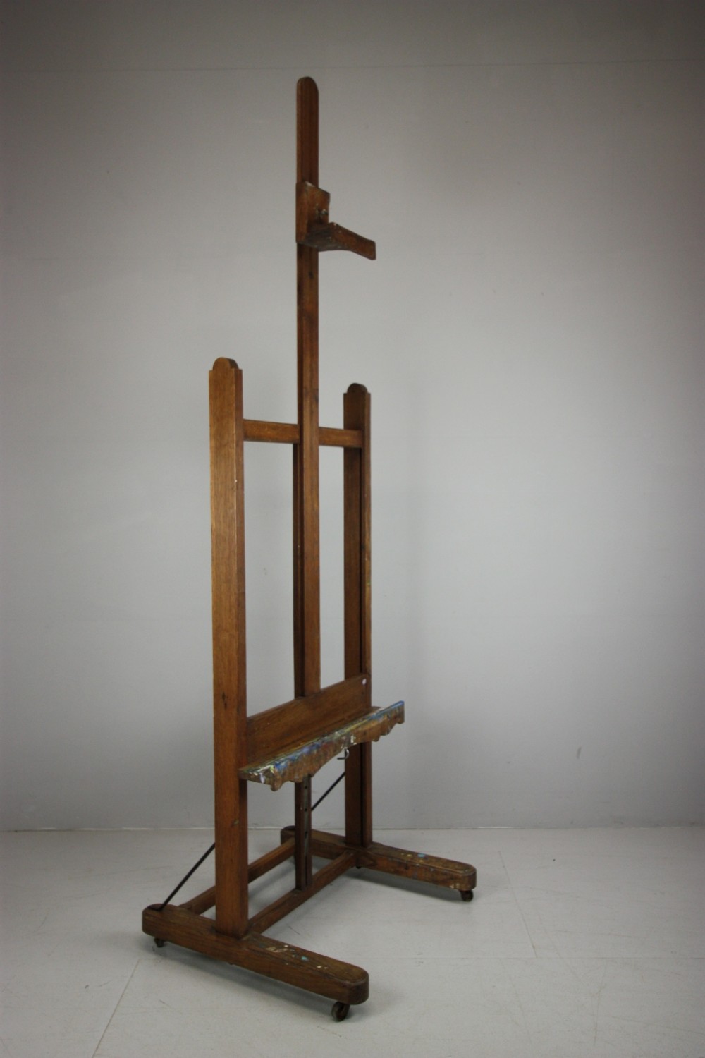 Edwardian Antique Oak Artists Easel