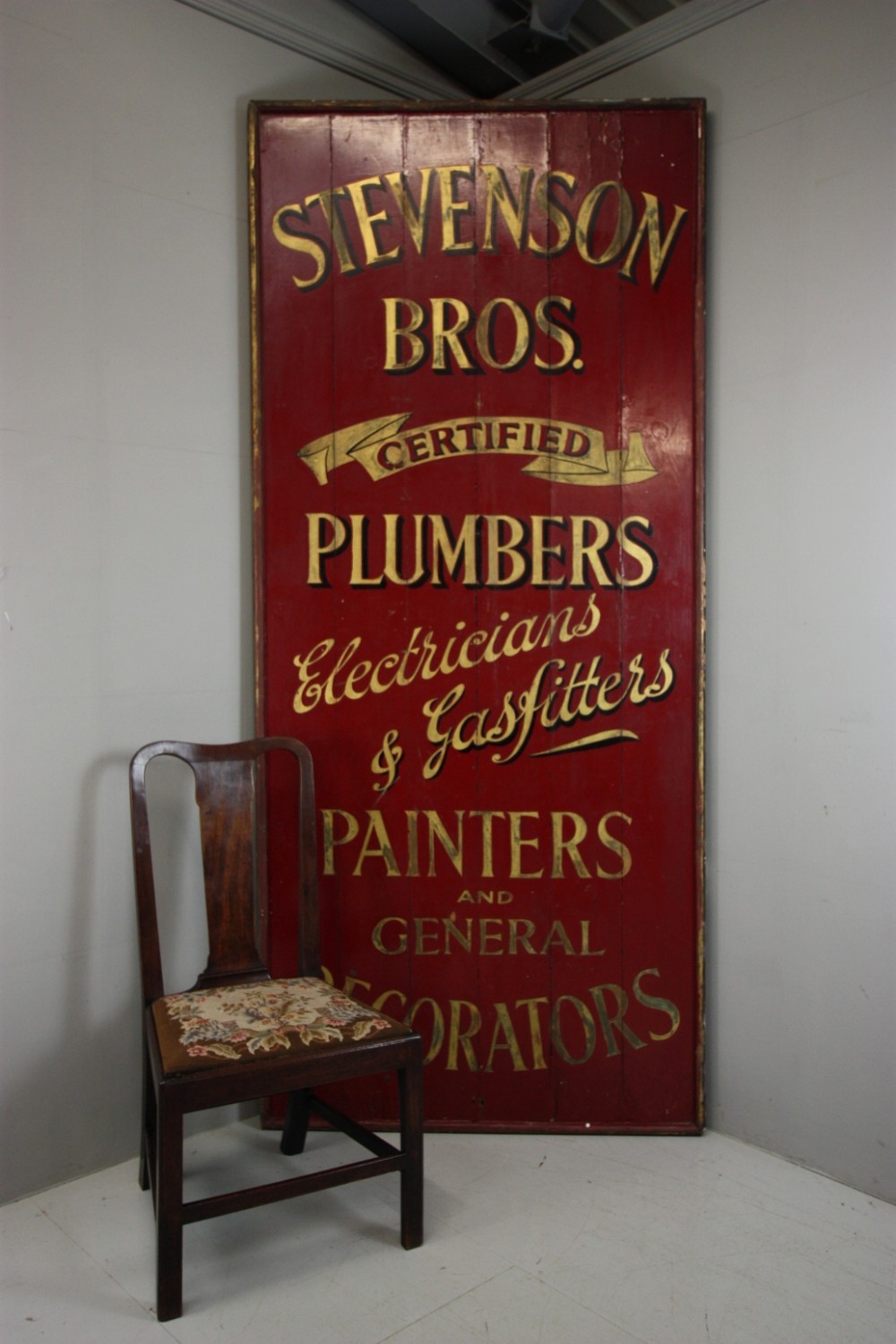 Huge Edwardian Antique Trade Sign. 