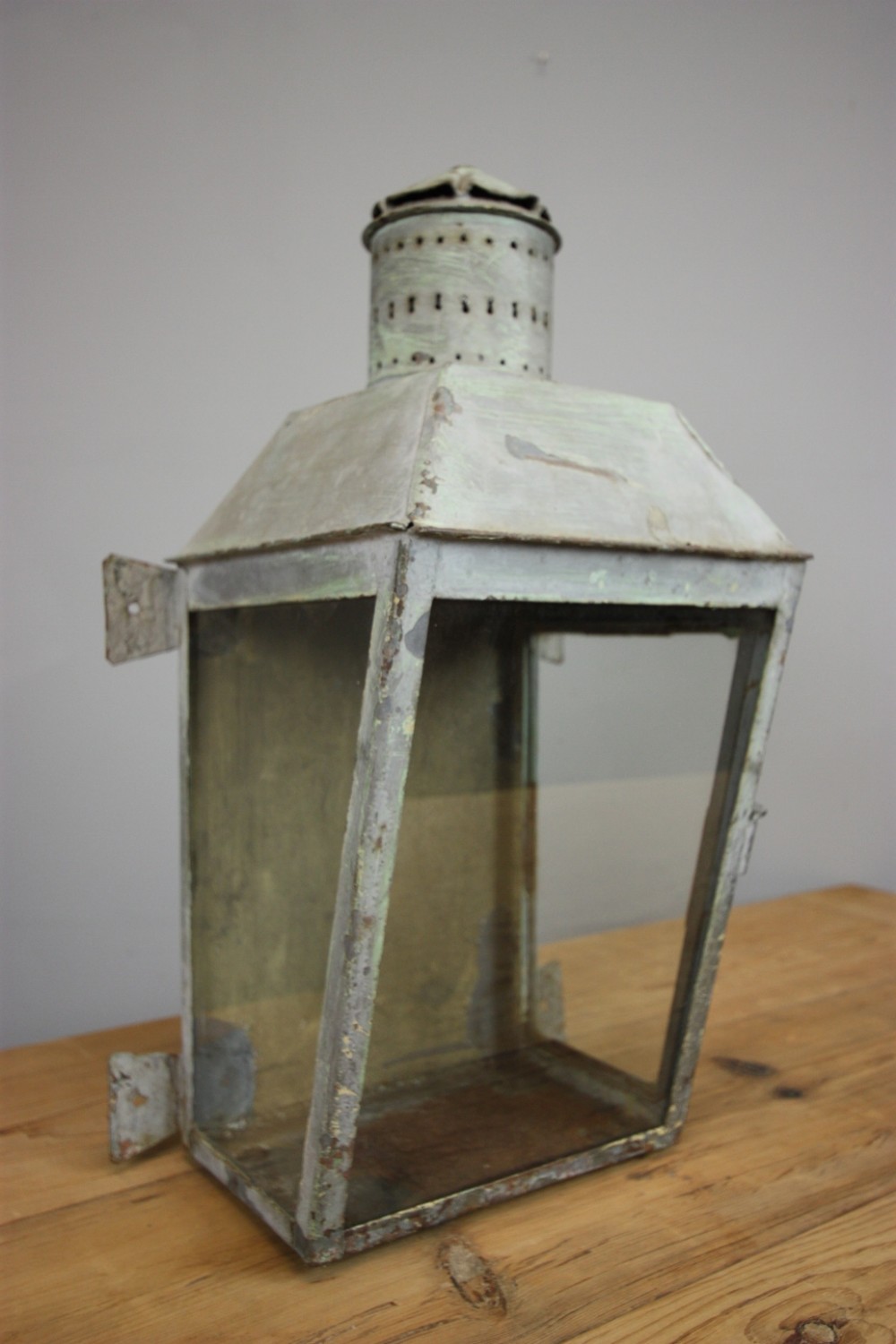 Georgian Antique Copper Wall Lantern. 