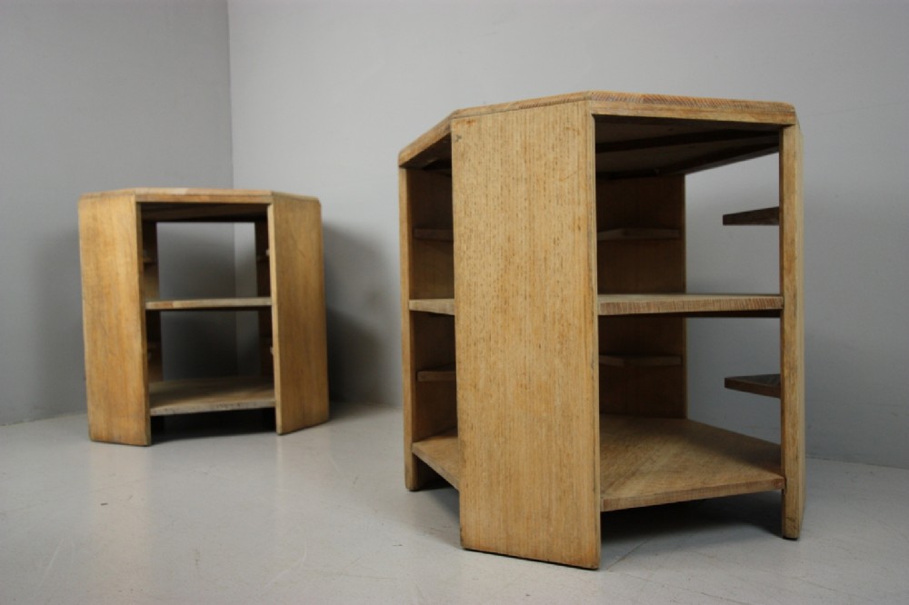 Pair of 1920's Oak Side Tables by Waring & Gillow.