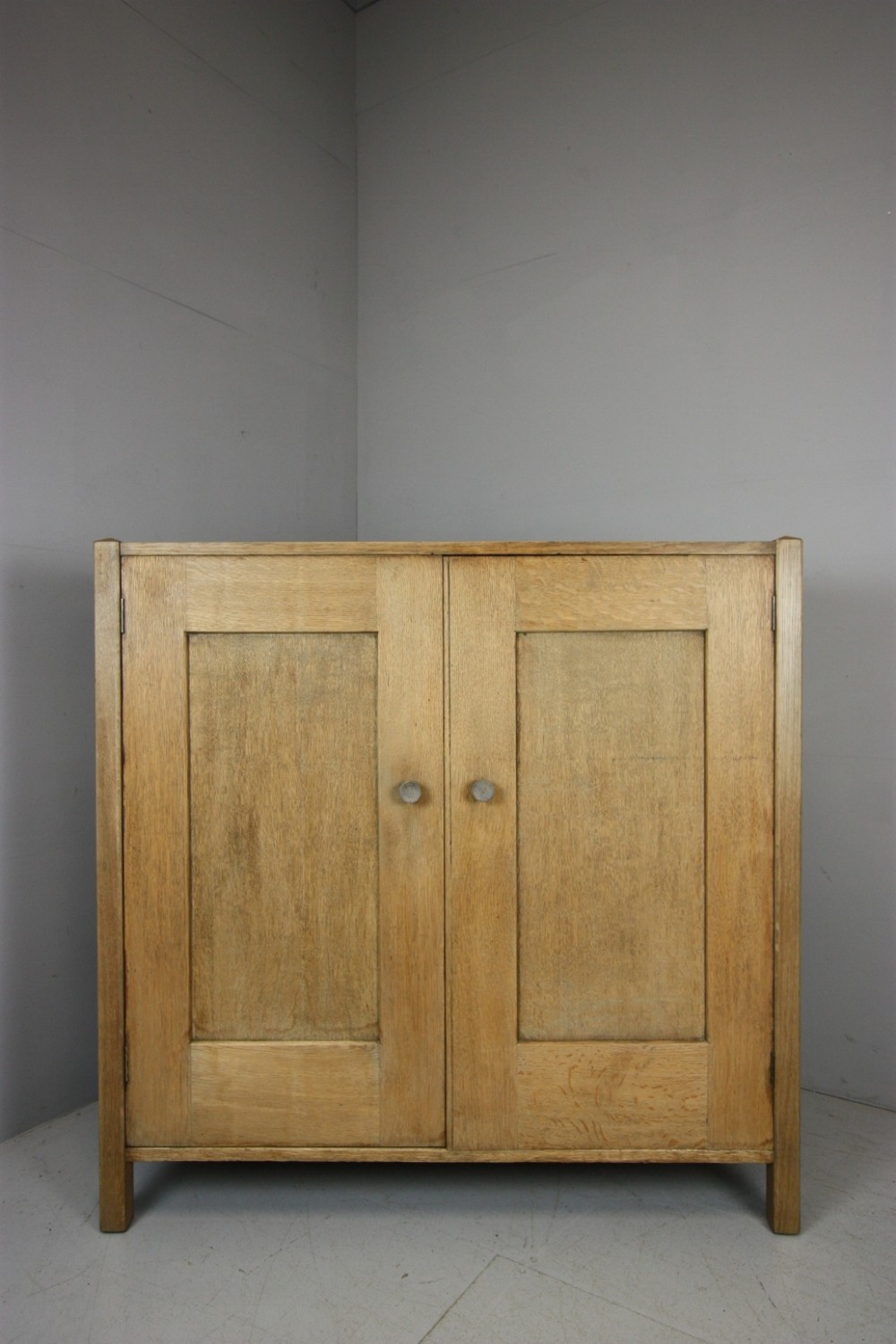 Antique Oak Nursery Cupboard by Heals of London
