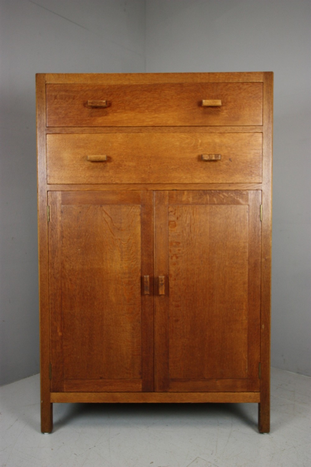1930's Heals Oak Tall Boy.