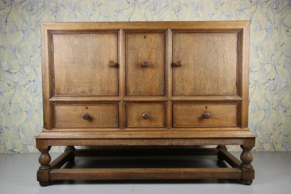 1930's Heals of London Oak Sideboard. 