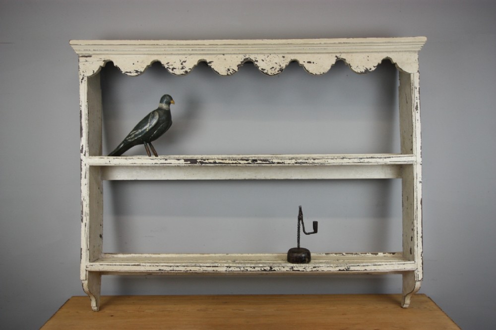 Georgian Antique Wall Display Rack.