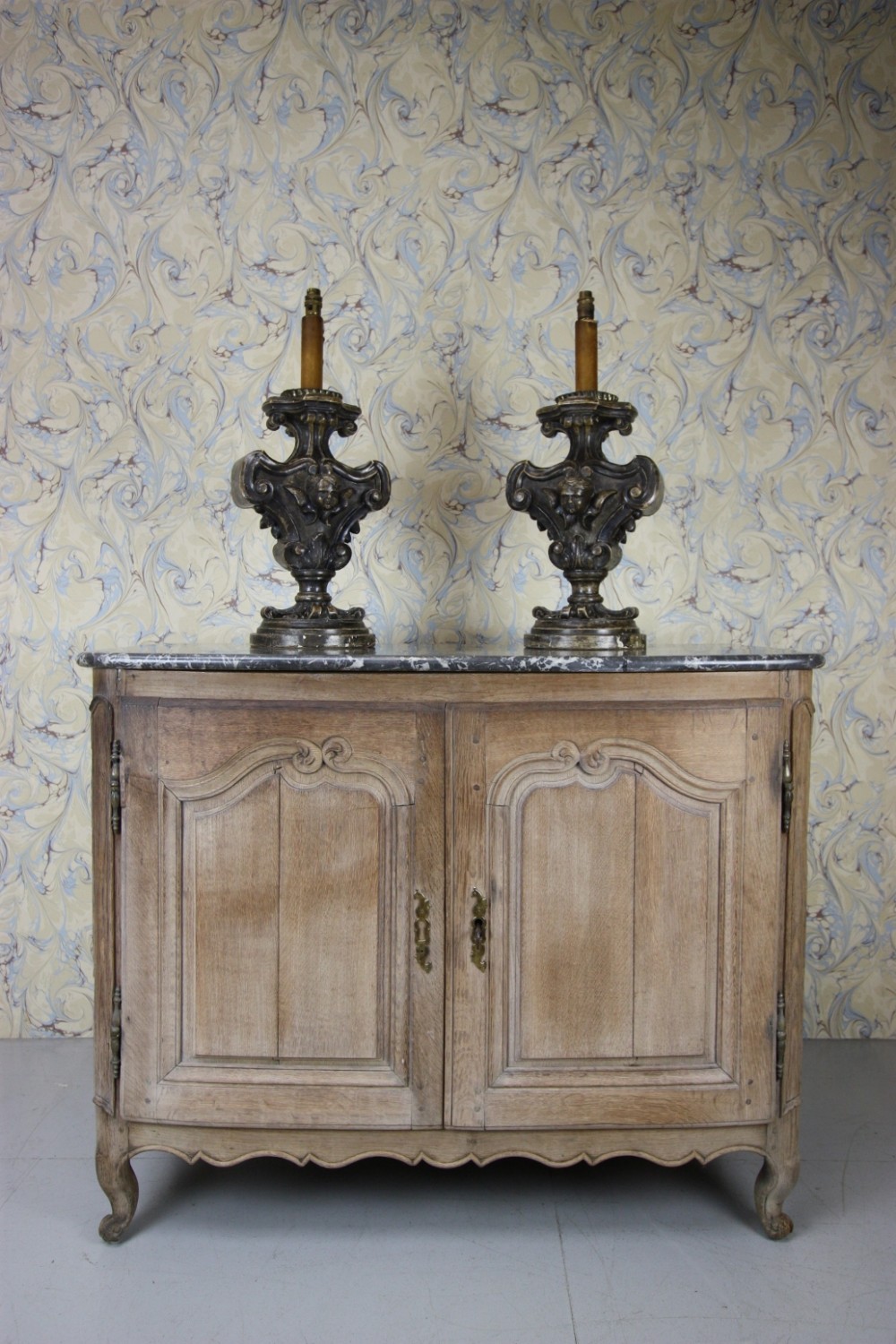 18th Century French Antique Oak Commode Cupboard.