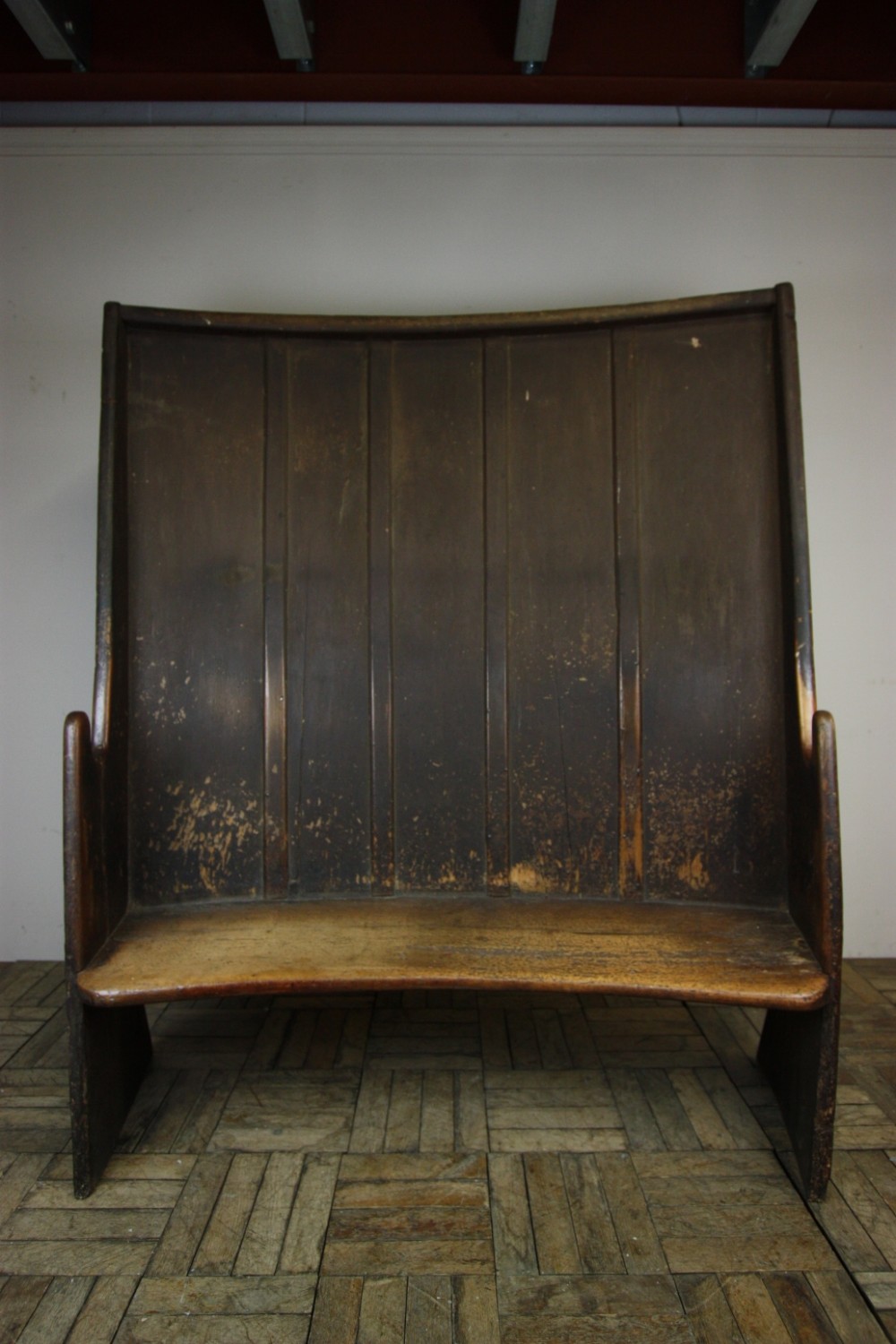 Fantastic 18th Century Antique Tavern Settle. All Correct.