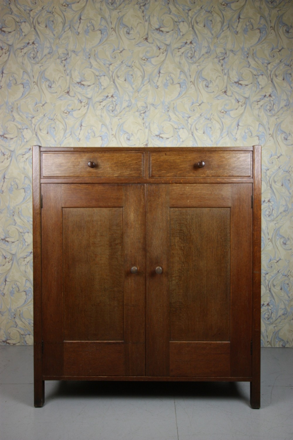 Heals Antique Oak Nursery Chest by Ambrose Heal.