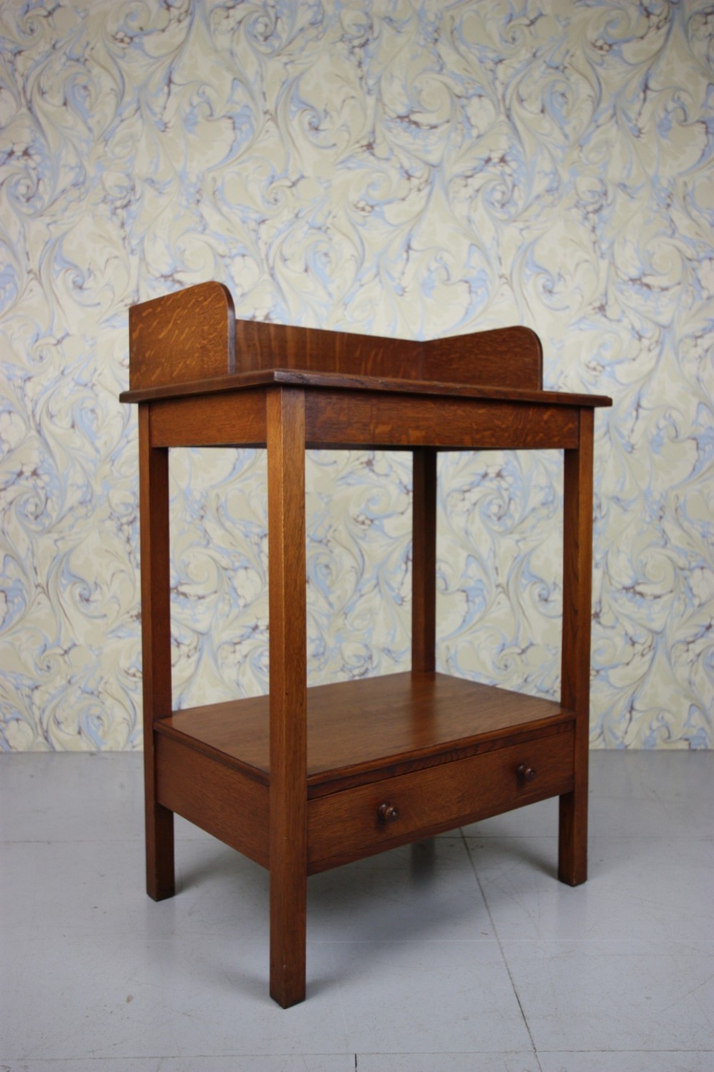 Heals Antique Oak Washstand by Ambrose Heal.