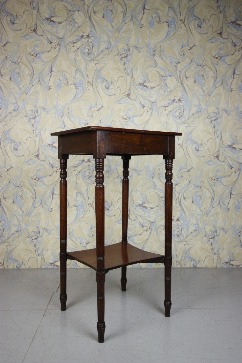 Regency English Antique Mahogany Side Table.