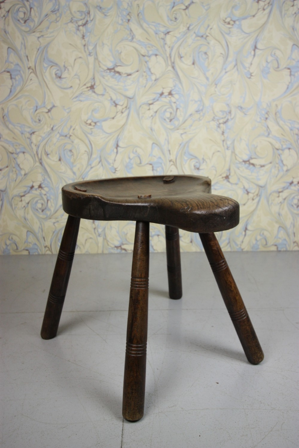 Large 19th Century Antique Machinist's Stool.