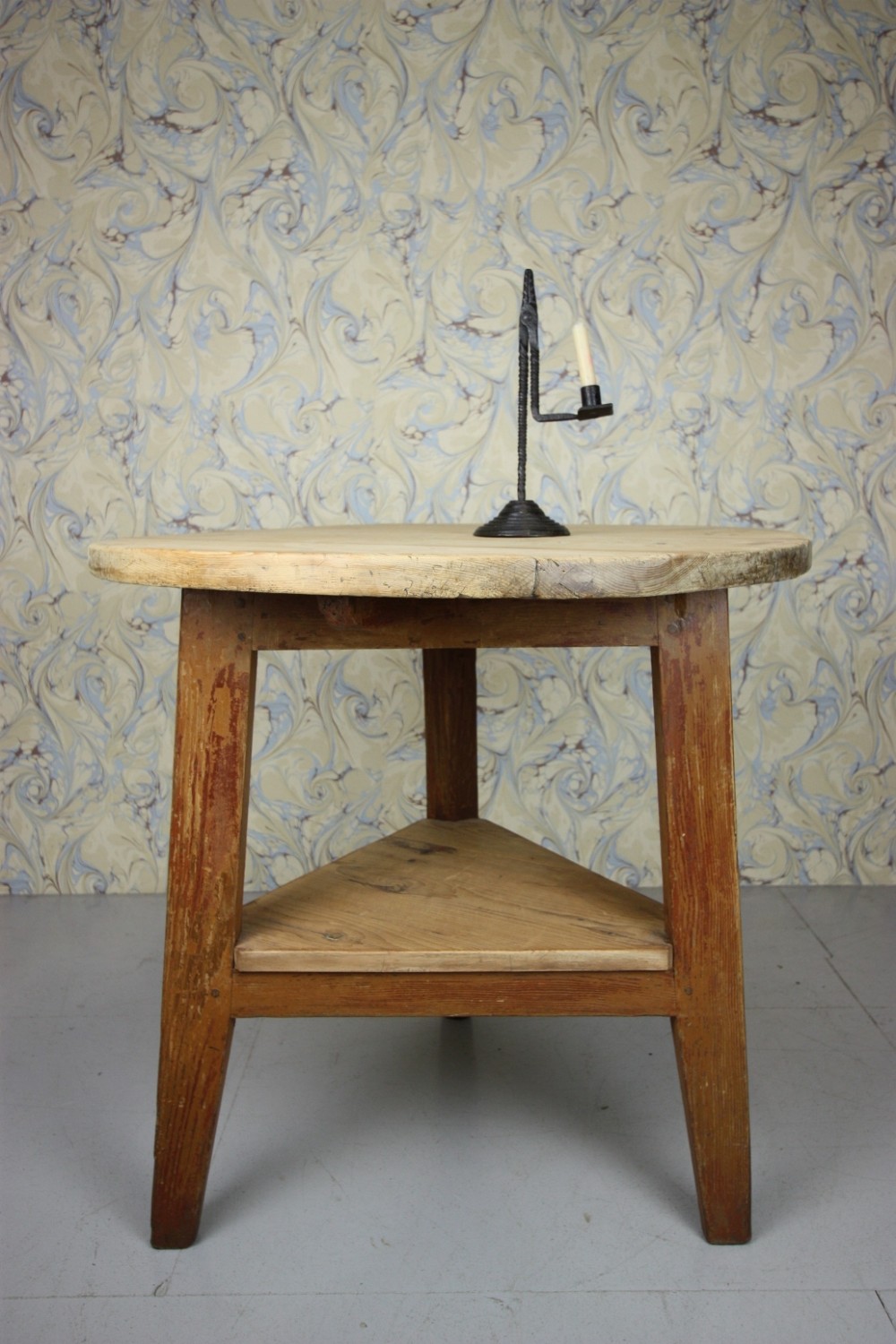19th Century Welsh Antique Cricket Table in Paint.
