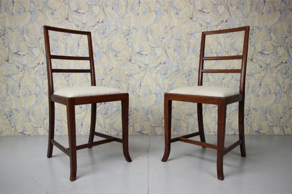 Pair of Heals 1920's Side Chairs in Laurel.