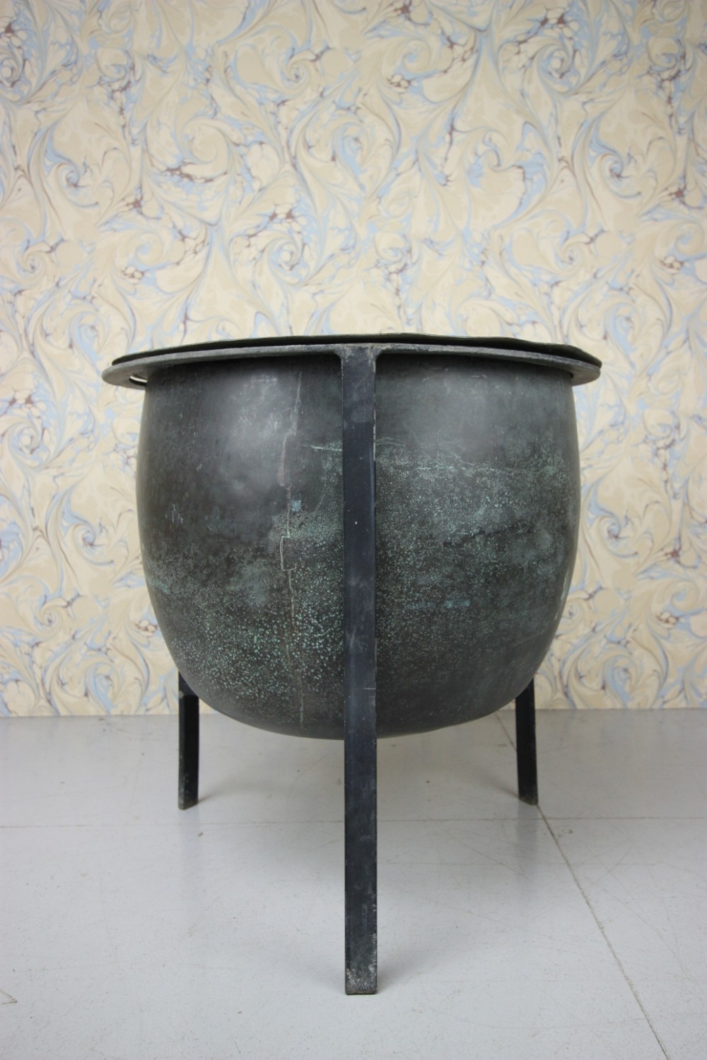 Mid 19th Century Antique Copper on Stand.