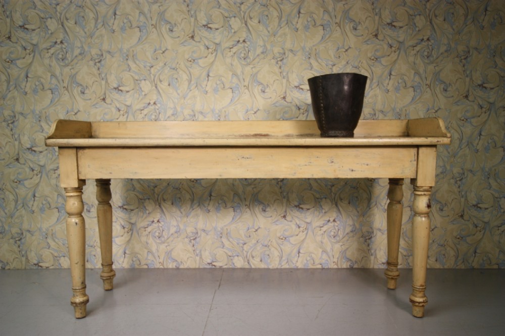 Early 19th Century Antique Serving Table in Period Paint.