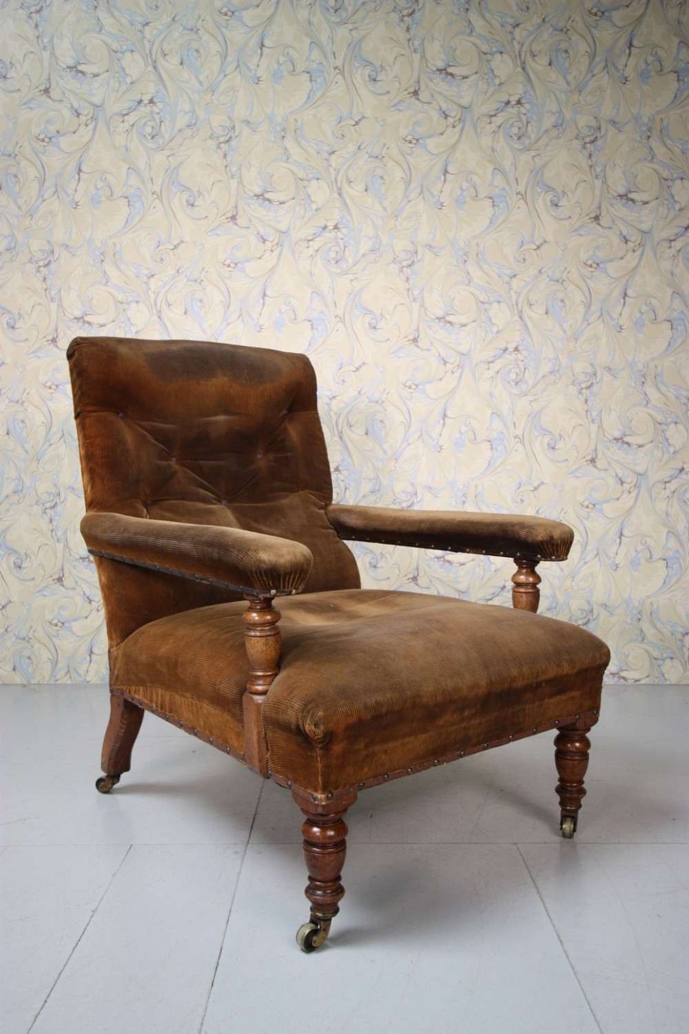 19th Century Gillows of Lancaster Antique Armchair.