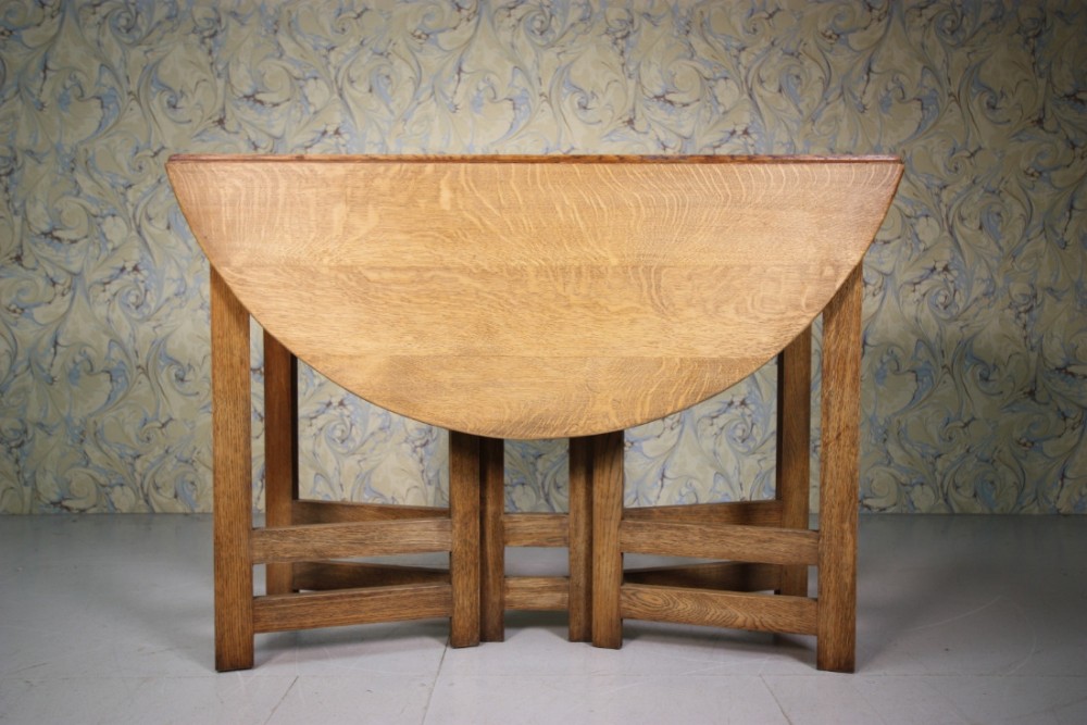 1920's Heals Oval Oak Dining Table.