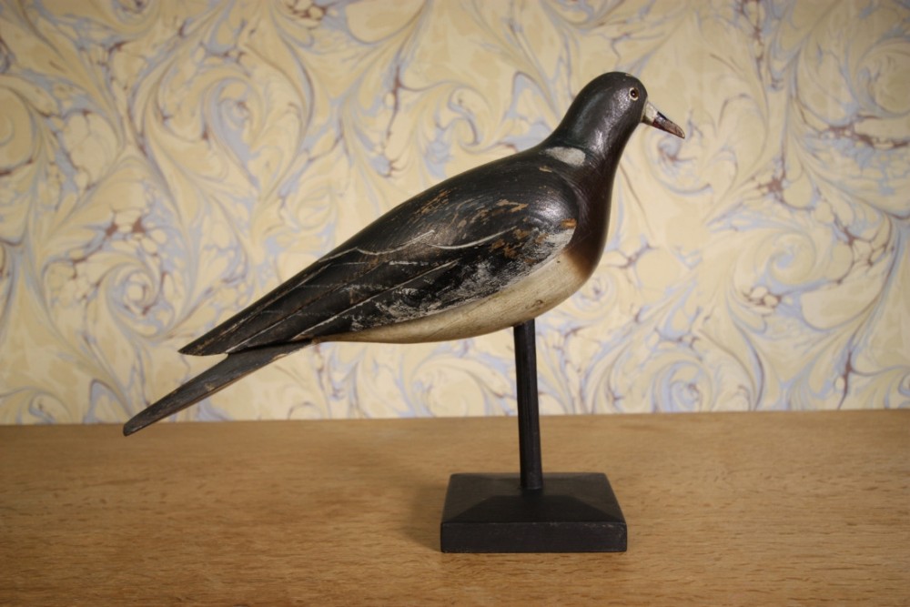 Edwardian Antique Decoy Pigeon.