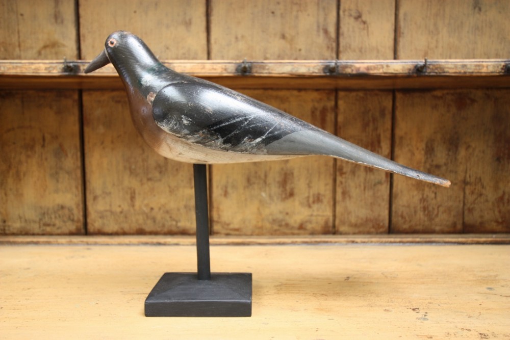 Edwardian Antique Decoy Pigeon.