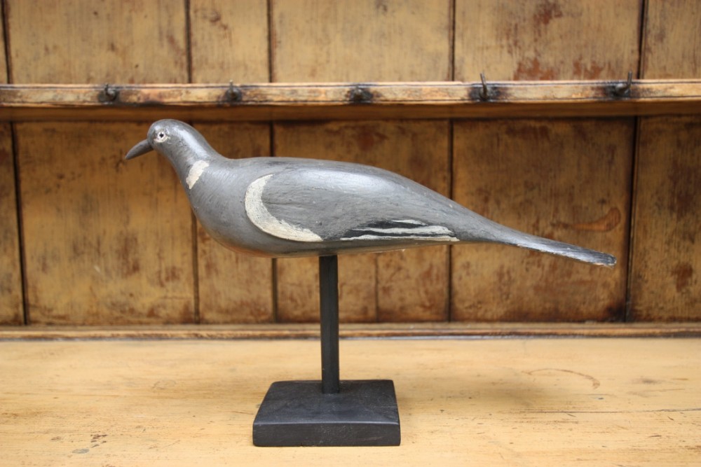 Edwardian Antique Decoy Pigeon.
