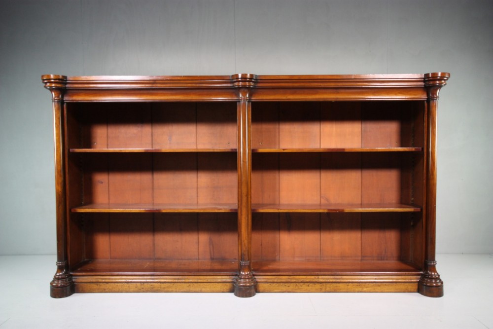 Fabulous William IV Antique Mahogany Open Bookcase.