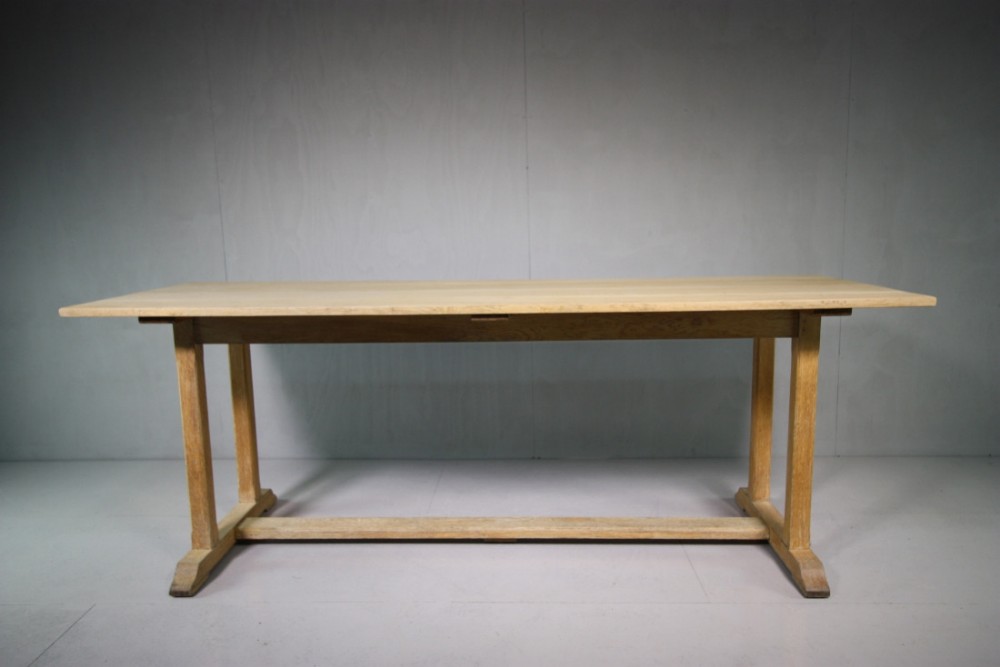 1930's Heals Oak Refectory Dining Table.