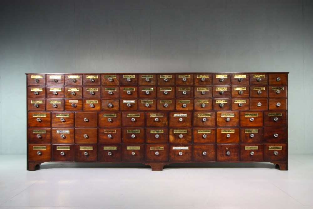 Incredible Chest of Antique Apothecary Drawers!!!