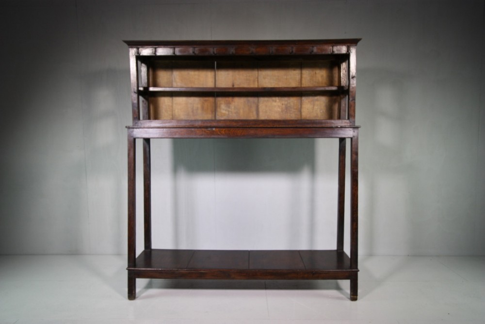 Rare Welsh Antique Period Oak Welsh Dairy Dresser.