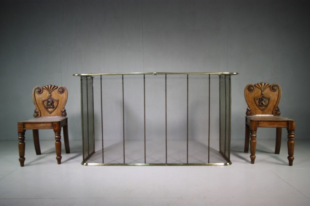 Very Large English 19th Century Antique Fire Guard.