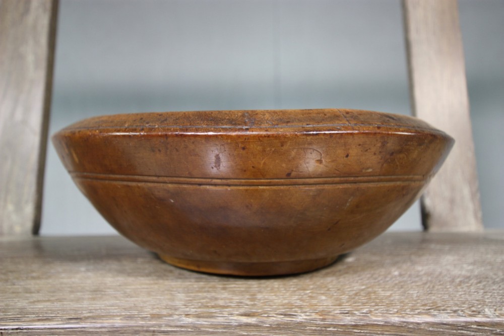 19th Century Antique Sycamore Treen Bowl.