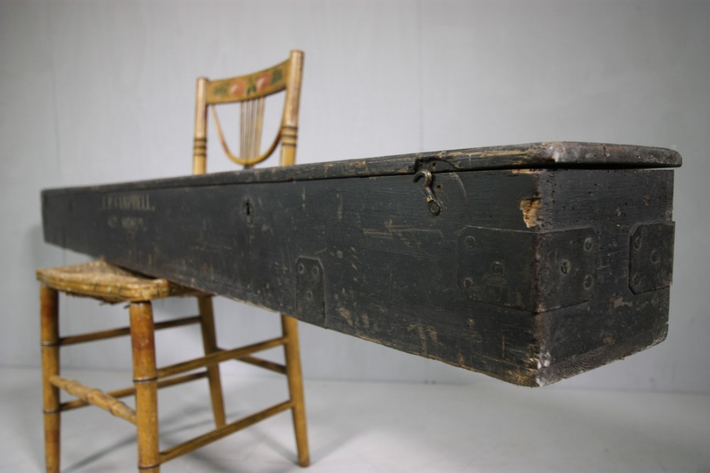 Military Antique Pine Box from 42nd Highlanders.