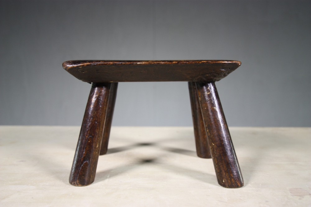 18th Century Antique Dresser Stool.