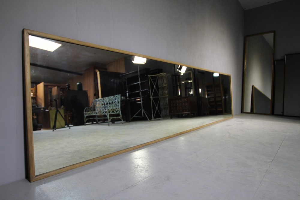 Massive 19th Century Antique Shop Fitting Mirror.