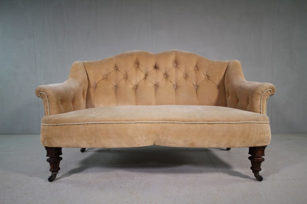 Quality 19th Century Antique Sofa by J&T Scott Edinburgh.