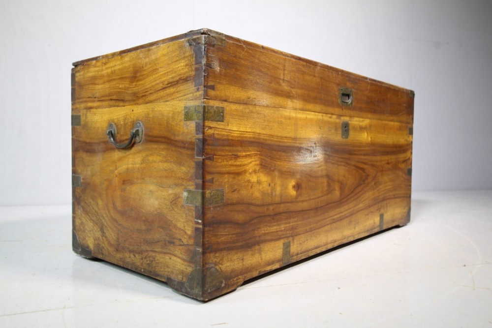 19th Century Anglo Chinese Antique Camphor Box.