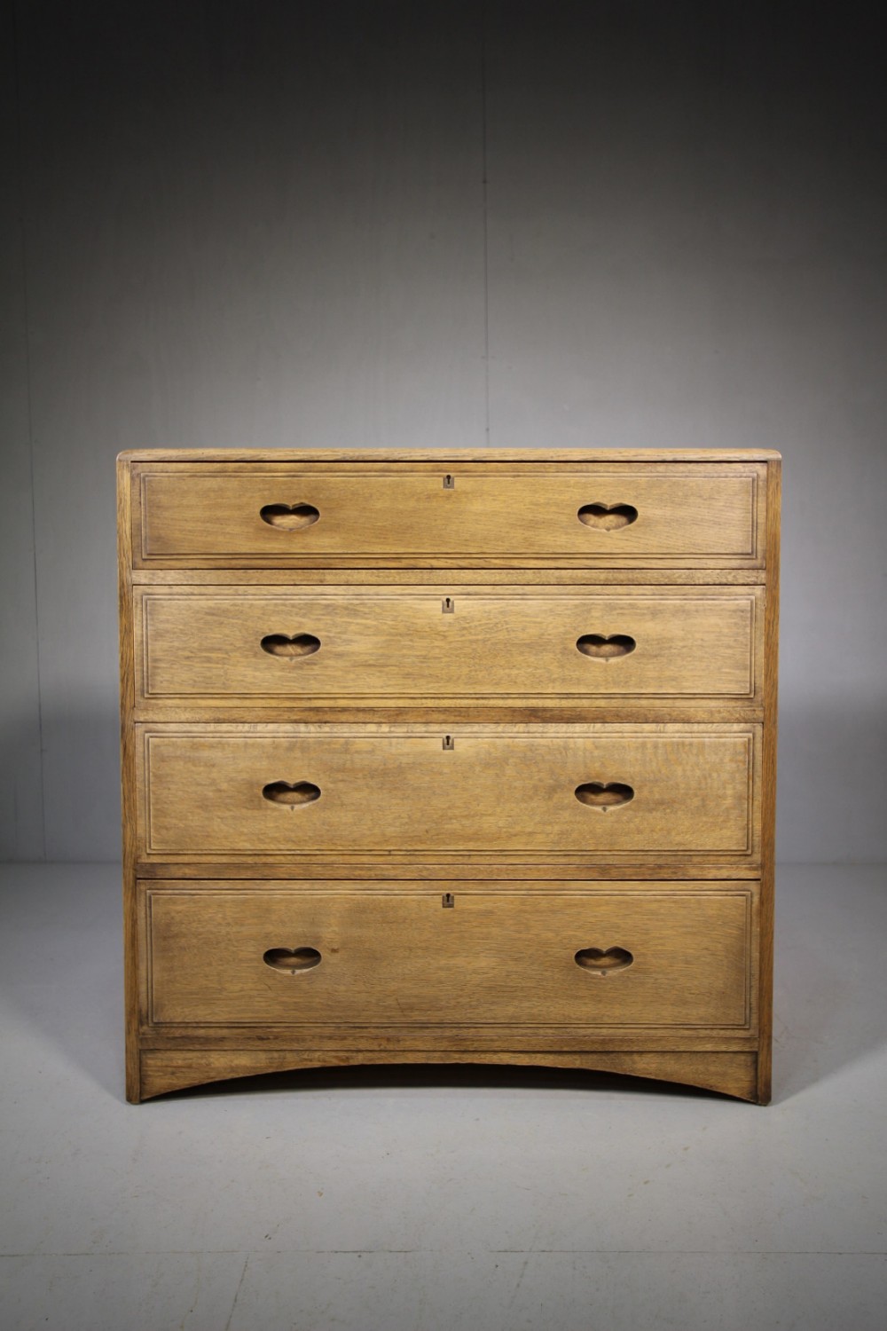 Rare Antique Oak Chest of Drawers by Ambrose Heal.