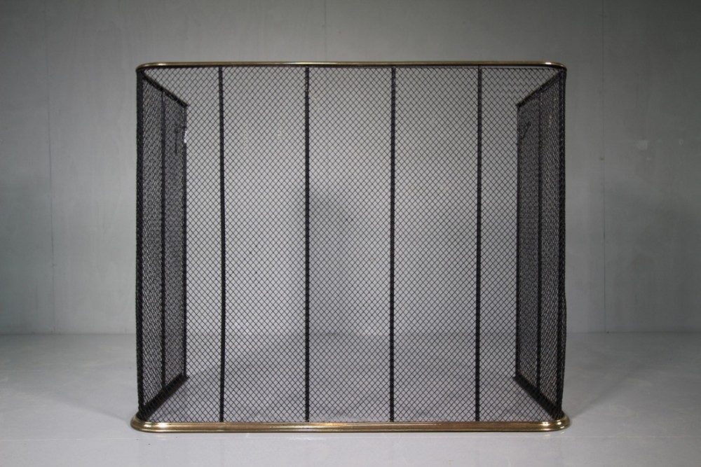 Large English 19th Century Antique Fire Guard.