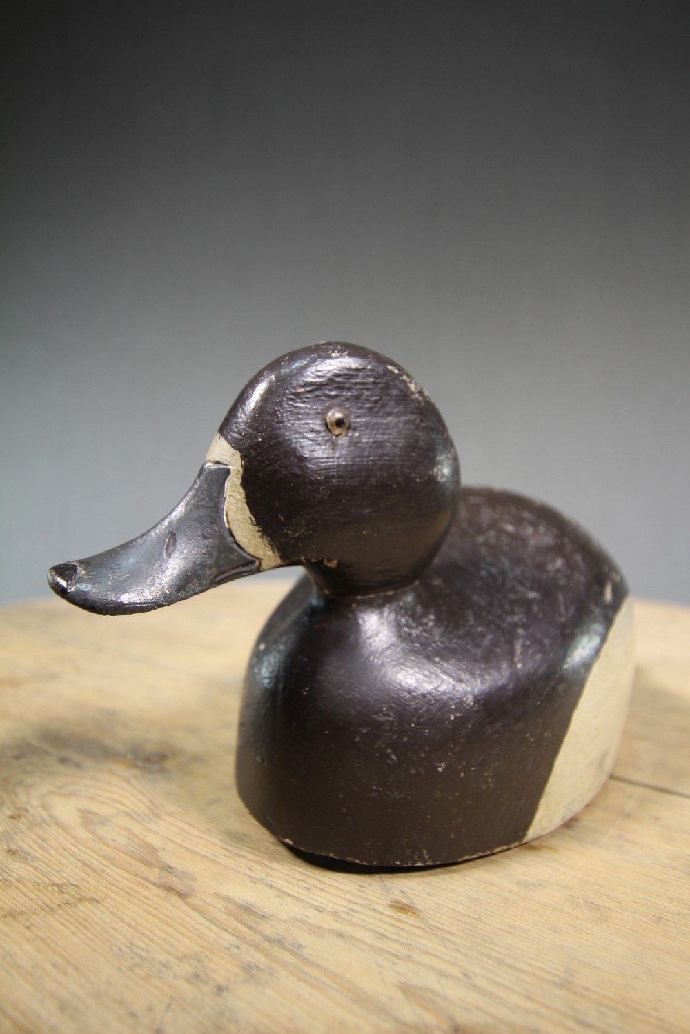 Edwardian Antique Decoy Duck - Original Paint. View IV