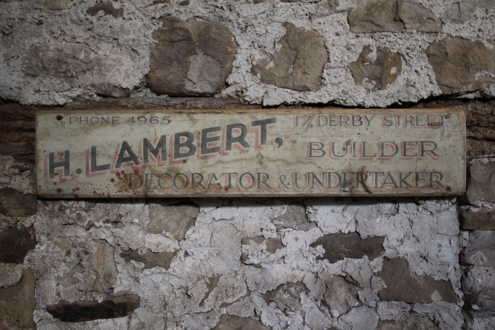 English Antique Trade Sign in Original Paint.