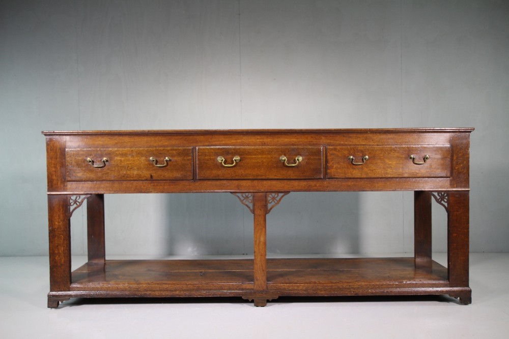 18th Century Cumbrian Antique Potboard Dresser.