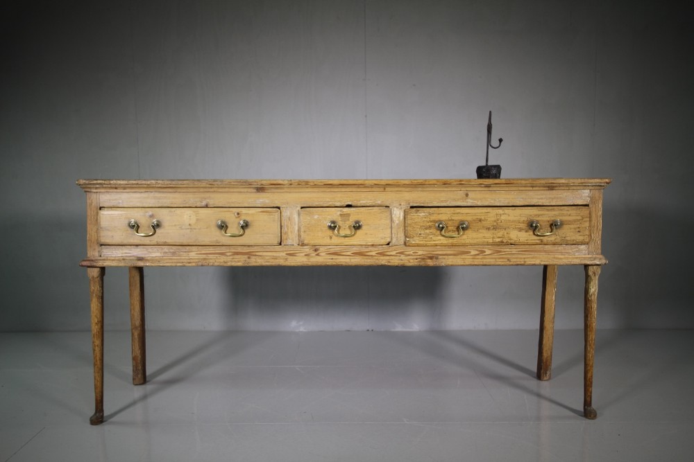 Georgian Antique Dresser Base on Cabriole Legs.