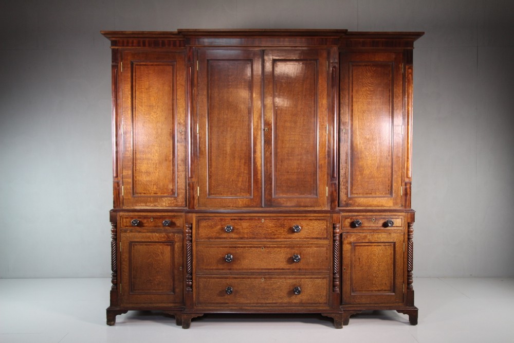 Fabulous Large Antique Oak Housekeepers Cupboard.