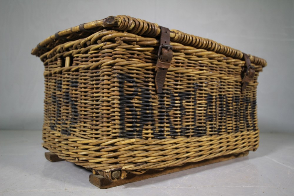 Edwardian Antique Morecombe Laundry Basket.