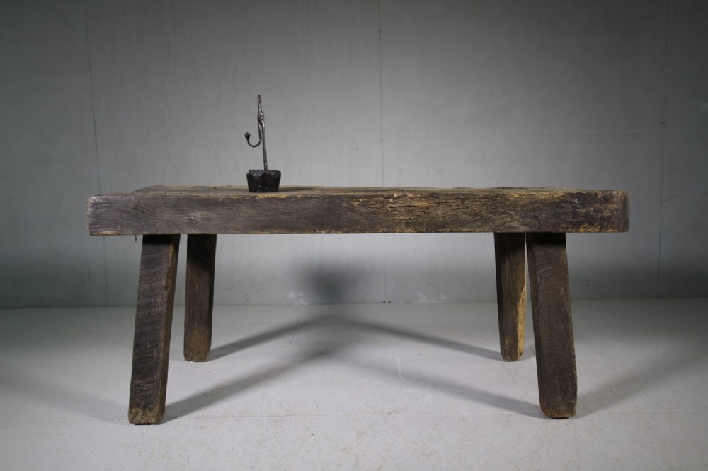 Antique Oak Pig Table from Welsh Borders.