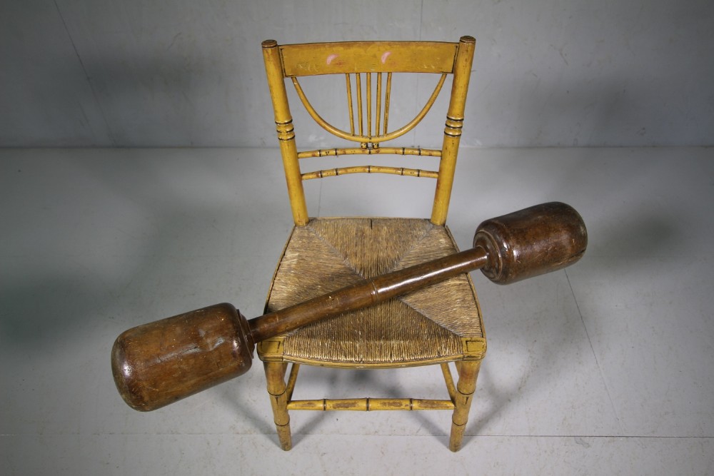 Huge 19th Century Antique Treen Sycamore Pestle