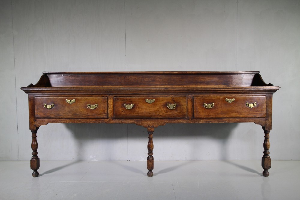 Herefordshire 18th Century Lean To Antique Oak Dresser